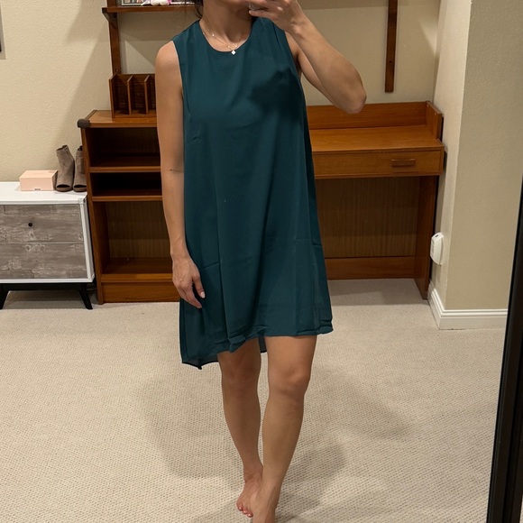 New! REVOLVE Green Sleeveless Shift Dress - Picture 4 of 13